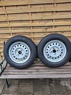 2 Velgen +banden aanhangwagen., Auto-onderdelen, Banden en Velgen, Gebruikt, 155 mm, 13 inch, Banden en Velgen