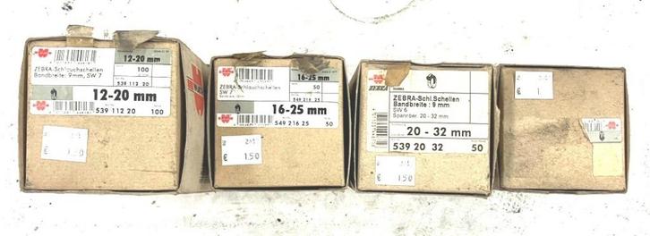 Slangklemmen lot ZEBRA., Auto diversen, Onderhoudsmiddelen, Ophalen of Verzenden