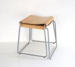 2 Vintage Ikea krukjes - Plywood krukken - Tabouret, Ophalen of Verzenden