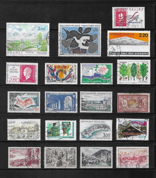 40 X Frankrijk - Afgestempeld - Lot Nr. 1091, Postzegels en Munten, Postzegels | Europa | Frankrijk, Gestempeld, Verzenden