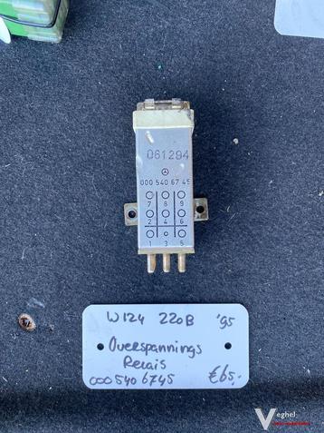 Mercedes W124 220 B 1995 Overspanningsrelais 000 540 6745 beschikbaar voor biedingen