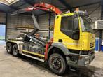 Iveco TRAKKER 350 6x4 HOOKLIFT + CRANE FASSI F120.22 (5/6 F), Auto's, Vrachtwagens, Automaat, Achterwielaandrijving, Overige kleuren