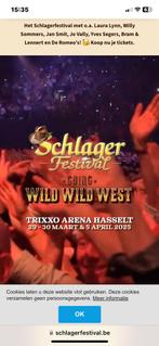 3 E-tickets Schlagerfestival 29/3, Tickets en Kaartjes, Drie personen of meer