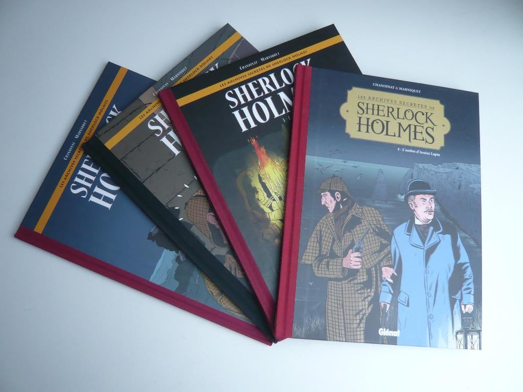 SHERLOCK HOLMES (LES ARCHIVES SECRETES DE) 1 à 4 (EO ttbe), Enlèvement ou Envoi, Série complète ou Série, MARNIQUET / CHANOINAT