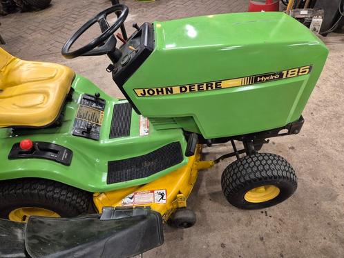 John Deere 185 hydro, Tuin en Terras, Zitmaaiers, Gebruikt, 90 tot 120 cm, Elektrische starter, Opvangzak, Ophalen of Verzenden