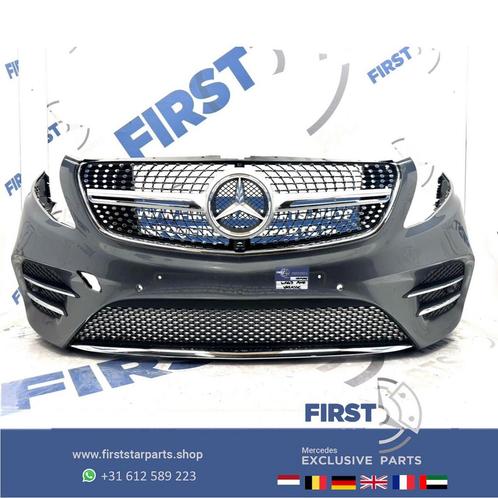 W447 BUMPER V KLASSE AMG A4478851000 VOORBUMPER COMPLEET ZWA, Auto-onderdelen, Carrosserie, Bumper, Mercedes-Benz, Voor, Gebruikt