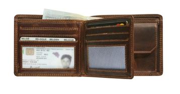 NIEUW rundslederen MAVERICK met RIFID portefeuille 30 ipv 50 beschikbaar voor biedingen