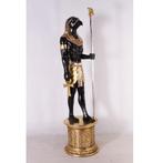 Statue égyptienne Horus avec socle — Égypte Hauteur 231 cm, Enlèvement ou Envoi, Neuf