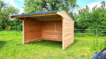 Schuilhok 3x4m in 4,8 cm dik Douglashout 'OP VOORRAAD' beschikbaar voor biedingen