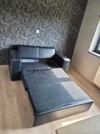 Zetel kunstleer bed, Ophalen, Zo goed als nieuw