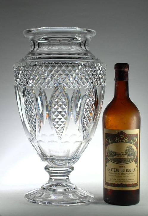 Val Saint Lambert - Vase Jupiter PU - VSL - Val St Lambert, Antiek en Kunst, Antiek | Glaswerk en Kristal, Ophalen of Verzenden