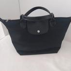 Longchamp tasje zwart nylon met zilver, Handtassen en Accessoires, Ophalen of Verzenden, Zo goed als nieuw, Zwart