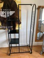 Portant + etagere noir, Vêtements | Femmes, Portants à vêtements, Enlèvement, Comme neuf