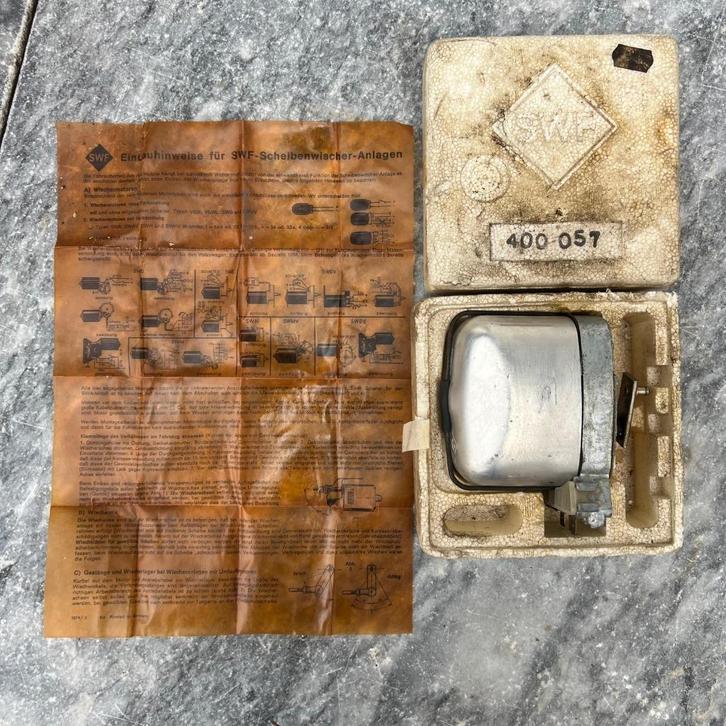 VW Kever NOS SWF Ruitenwissermotor 1965-1966 6 Volt, Auto diversen, Auto-accessoires, Zo goed als nieuw, Verzenden