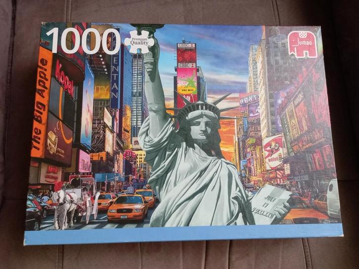 Jumbo 1000 Stuks - New York City, Hobby en Vrije tijd, Denksport en Puzzels, Gebruikt, Legpuzzel, 500 t/m 1500 stukjes, Ophalen of Verzenden
