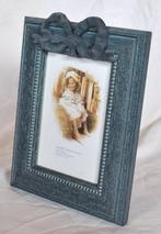 petit cadre neuf  corcarde  cerusé gris bleu photo 15x10, Huis en Inrichting, Ophalen of Verzenden, Nieuw, Hout