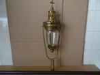 Lampe de cortège ancienne en cuivre 200 cm avec verre 1900, Antiquités & Art, Antiquités | Objets religieux, Enlèvement ou Envoi