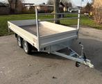 Remorque à double essieu en aluminium 3m05 x 1m55 neuve !, Enlèvement, Comme neuf