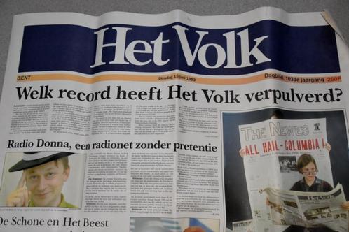 Grootste krant ter wereld, Verzamelen, Tijdschriften, Kranten en Knipsels, Krant, 1980 tot heden, Ophalen of Verzenden