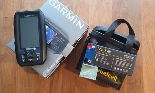 Garmin Striker 4 plus Rebelcell accu, Watersport en Boten, Hengelsport | Roofvissen, Gebruikt, Complete set, Ophalen of Verzenden