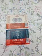 2 BR DE RANCKE labels „AMER/BELGISCHE FRANK”, Ophalen of Verzenden, Zo goed als nieuw