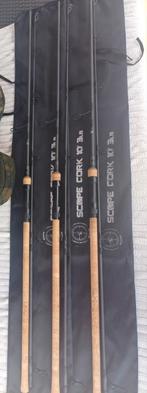 3x Nash Scope MK2 kurk 10ft 3 pond, Watersport en Boten, Hengelsport | Karpervissen, Ophalen of Verzenden, Zo goed als nieuw
