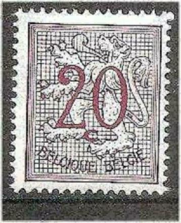 Belgie 1951 - Yvert/OBP 851 - Cijfer op heraldieke leeu (PF)