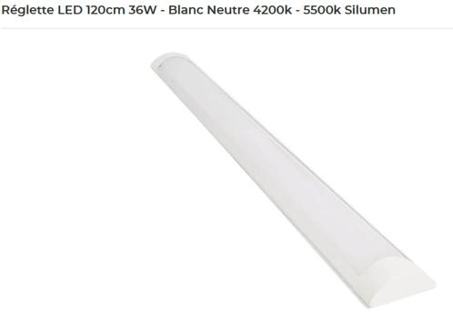 Lampes LED 120 CM extra plates 25MM ép., Huis en Inrichting, Lampen | Losse lampen, Nieuw, Ophalen