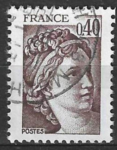 Frankrijk 1981 - Yvert 2118 - Type Sabine - 40 c. (ST), Postzegels en Munten, Postzegels | Europa | Frankrijk, Gestempeld, Verzenden