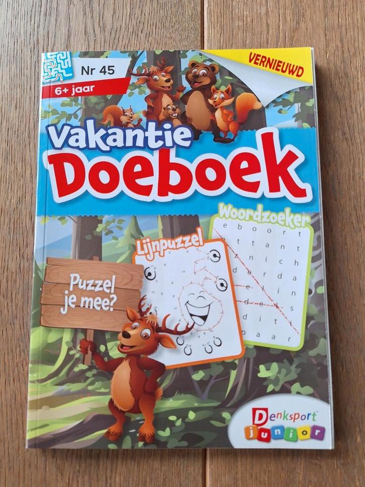 NIEUW Vakantie Doeboek van Denksport junior 160 pag dik +6j, Kinderen en Baby's, Speelgoed | Educatief en Creatief, Nieuw, Taal en Lezen