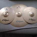Zildjian a custom 14" hihat + 20" medium ride voor drumstel, Ophalen of Verzenden, Zo goed als nieuw