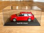 Audi RS4 B7 Avant '06-'08 rood 1:43 dealer editie Minichamps, Enlèvement ou Envoi, Neuf, Voiture, MiniChamps