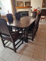 Tafel met 8 stoelen, Huis en Inrichting, Tafels | Eettafels, Ophalen, Zo goed als nieuw