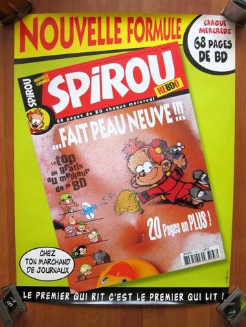 Affiche Spirou Hebdo (2006) TBE 80X60 cm