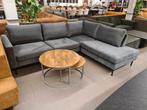 Nieuwe hoekbank Sterre grijs velvet 250x200cm €499, Huis en Inrichting, Ophalen, Nieuw