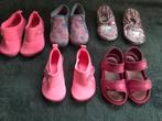 Ruitersandalen + Decathlon 2 slippers + ballerina's P21, Kinderen en Baby's, Meisje, Gebruikt, Ophalen of Verzenden