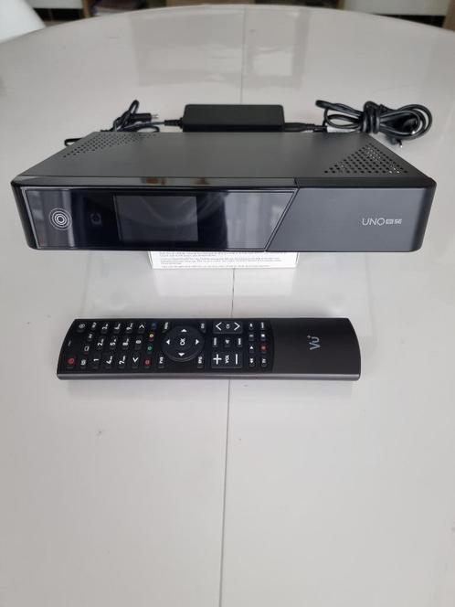 VU+ Uno 4K SE DVB FBC Twin Tuner Linux E2 Receiver, Télécoms, Émetteurs & Récepteurs, Comme neuf, Émetteur et Récepteur, Enlèvement ou Envoi