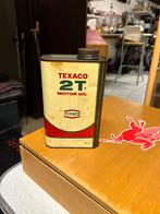 Oude 2 takt olie bus ( leeg) TEXACO 1 liter, Verzamelen, Merken en Reclamevoorwerpen, Ophalen of Verzenden, Gebruikt