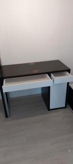 Ikea bureau wit zwart, Ophalen of Verzenden, Gebruikt, Bureau