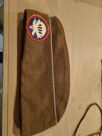 Ww2 us airborn glider cap 1942 + pin mint staat, Ophalen of Verzenden, Landmacht, Overige typen