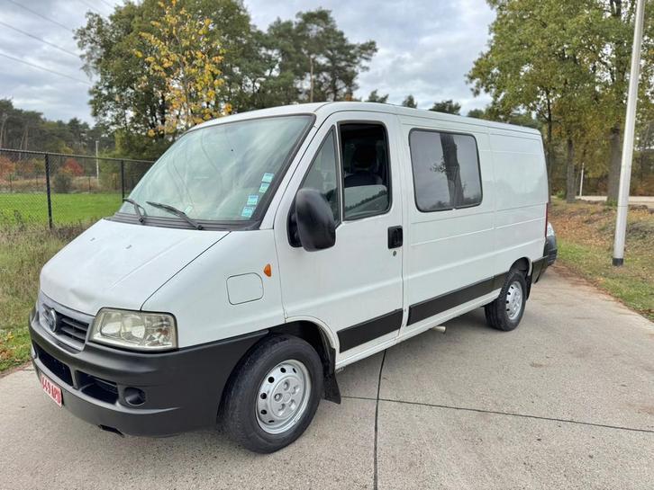 Fiat ducato 2.3d 6plaats lichtevracht 160.000km, Auto's, Bestelwagens en Lichte vracht, Particulier, Trekhaak, Fiat, Diesel, Ophalen of Verzenden