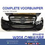 W205 VOORBUMPER ZWART COMPLEET Mercedes C Klasse 2014-2019 O