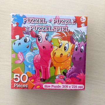  Schattige Pony Puzzel – 50 Stukjes Plezier voor Kids 3+!  beschikbaar voor biedingen