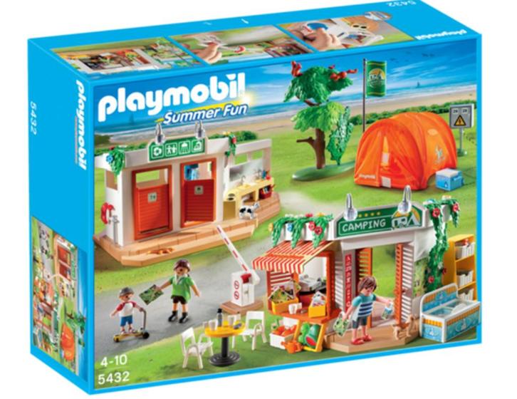 Playmobil - Grote Camping - 5432, Kinderen en Baby's, Speelgoed | Playmobil, Zo goed als nieuw, Complete set, Ophalen