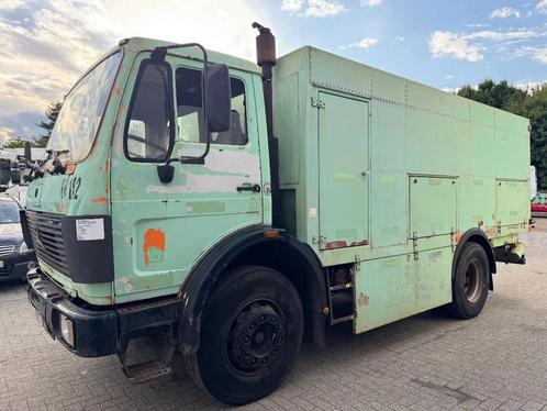Mercedes-Benz 1617 *BELGIAN TRUCK-6CYL-FULL STEEL*, Auto's, Vrachtwagens, Bedrijf, Mercedes-Benz, Diesel, Handgeschakeld, Groen