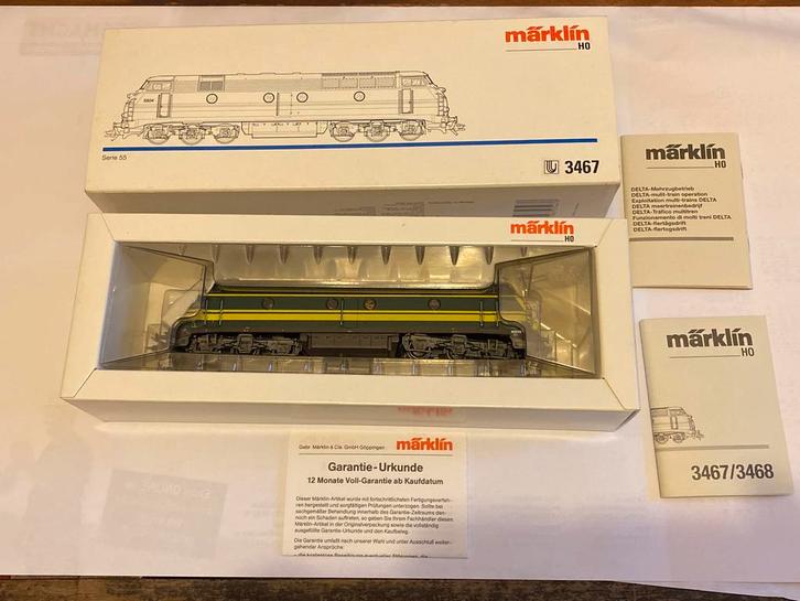 Train diesel belge Märklin 3467 (5504), Hobby & Loisirs créatifs, Trains miniatures | HO, Comme neuf, Locomotive, Märklin, NS