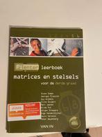 Pienter leerboek matrices en stelsels, Ophalen, Zo goed als nieuw, Overige niveaus, Van In