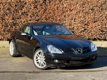 Mercedes SLK200 Kompressor, Auto's, Mercedes-Benz, Automaat, Achterwielaandrijving, Beige, 4 cilinders