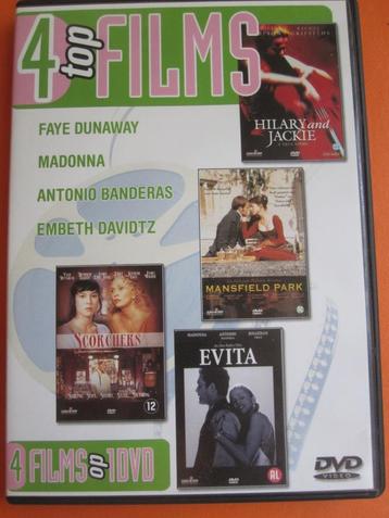 4 Top Films (4 films op 1 DVD) beschikbaar voor biedingen