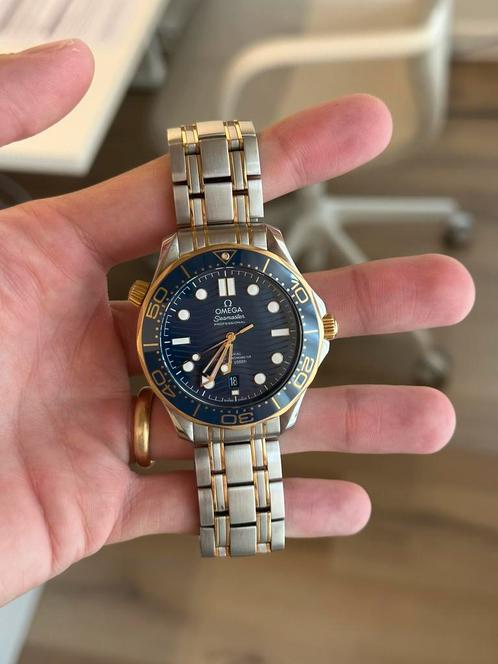 Omega Seamaster Diver 300M Full Set, Handtassen en Accessoires, Horloges | Heren, Polshorloge, Omega, Staal, Staal, Ophalen